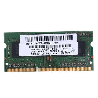 2X(DDR3 2GB Laptop Memory  1RX8 PC3-10600S 1333Mhz 204Pin 1.5V High 8068 - Image 1 of 4