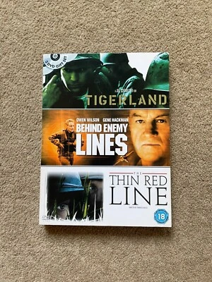 3 DVD Gift Set: Tigerland/ Behind Enemy Lines/ The Thin Red Line. Cert. 18 - Image 1 of 3