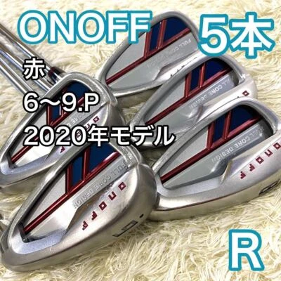 Golf Iron Set ONOFF AKA N.S.PRO Zelos8 (R) 5pcs 6-P JAPAN - Image 1 of 4