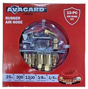 Avagard 12-teiliges Gummi-Luftschlauch-Set AVG3825KIT - Bild 1 von 2