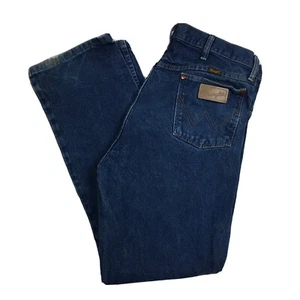 Vintage Wrangler Cowboys Cut Original Denim Blue Jeans 13MWZPWMen's 36x32 - Bild 1 von 10