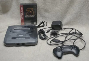 SEGA Genesis Model 2 Console w/ OEM Controller, Cords & Mortal Kombat 3 - Picture 1 of 14