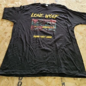 Lone Wolf Grand Theft Audio T Shirt Black Adult Extra Large XL Mens Band Music - Picture 1 of 8