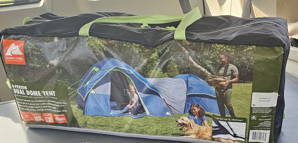 Ozark Trail 8 Person Dual Dome Tent - 17ft. x 9ft. - Image 1 of 1