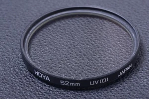 ✅ HOYA UV(0) 52MM FILTER GENUINE VINTAGE LENS OR CAMERA SCREW IN 12-1 - Picture 1 of 2