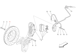 Maserati GT Front Brake Pads - Picture 1 of 2