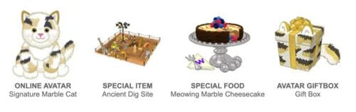 Webkinz Classic Signature Marble Cat CODE ONLY - Image 1 of 1