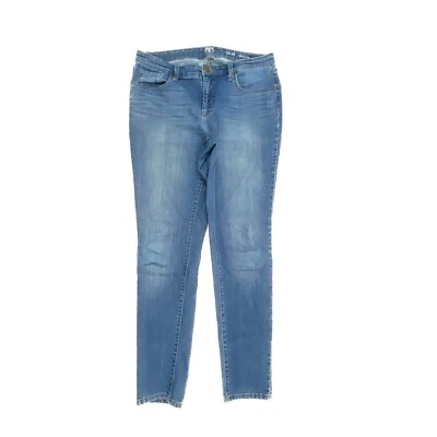 Pantalones de mezclilla New Directions ajustados para mujer talla 8 azul lavado oscuro Foto 1 de 4