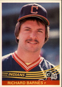 1984 Donruss Baseball Card #608 Richard Barnes