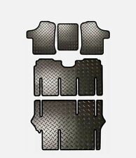 MERCEDES VIANO 5 PCS COMPLETE SET 2005 TO 2018 TAILORED BLACK RUBBER FLOOR MATS