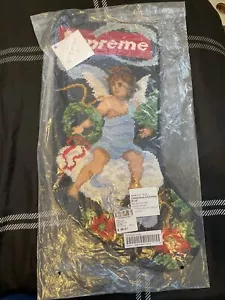 Supreme Sferra Christmas Holiday Stocking NWT Knit Crochet OS Angel Blue FW20 - Picture 1 of 2