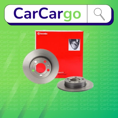 Brembo Solid Rear Brake Discs Pair For Seat Cordoba 2.0 2002-2009 230 mm - Image 1 of 4