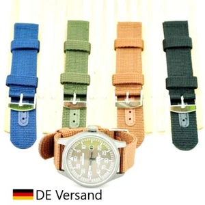 NATO Bänder Uhrenarmband Nylon 18 20 22 24 mm Textil Band Sport Ersatzband - Bild 1 von 6
