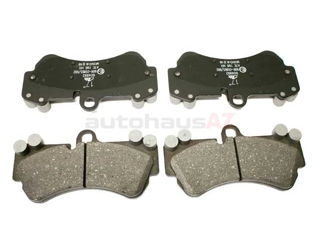 Juego de pastillas de freno delanteras ATE 604992 Porsche Cayenne Foto 1 de 1