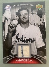 Early Wynn 2007 UD Sweet Spot Classic HOF Game Used Cleveland Indians Jersey