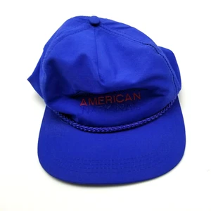 Gorra American National Azul Adulto Usada Correa De Colección B1D - Imagen 1 de 5