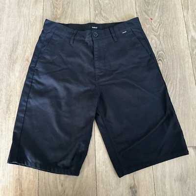 Pantalones Cortos Chinos Streetwear Para Hombre Hurley Negros Patinador Talla 30 Bolsillos Logo Usado Foto 1 de 4