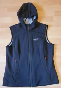 Jack Wolfskin Weste mit Kapuze Gr. XL SCHWARZ - Bild 1 von 4