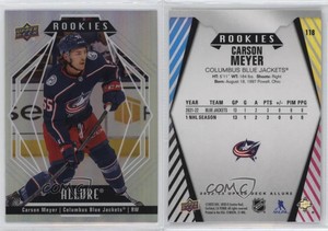 2022-23 Upper Deck Allure Rookies Carson Meyer #118 Rookie RC