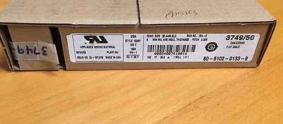 3M 3749/50 Ribbon Cable, Round Conductor Flat, 50 Core, 30 AWG, 100 FT - Image 1 of 4