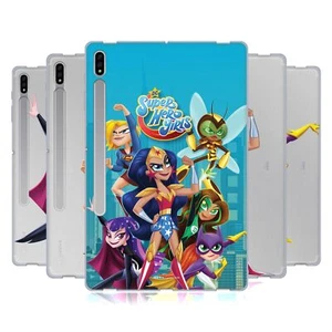 OFFICIAL DC SUPER HERO GIRLS RENDERED CHARACTERS GEL CASE FOR SAMSUNG TABLETS 1 - Picture 1 of 14