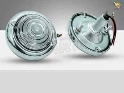 Luz de vidrio indicadora de señal de giro de estacionamiento apta para Willys CJ3b CJ3 CJ5 Ford Jeeps Foto 1 de 4