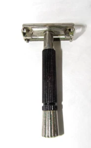 VINTAGE 1971 GILLETTE SCHWARZER GRIFF SUPER SPEED SICHERHEITSRASIERER # R 3 - Bild 1 von 7