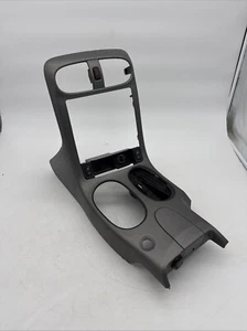 2005-2007 C6 Corvette Silver Radio Surround Dash Console Trim BARE *CRACKED* - Picture 1 of 10
