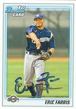 Eric Farris autographed Baseball Card Milwaukee Brewers 2010 Bowman Rookie #BP79