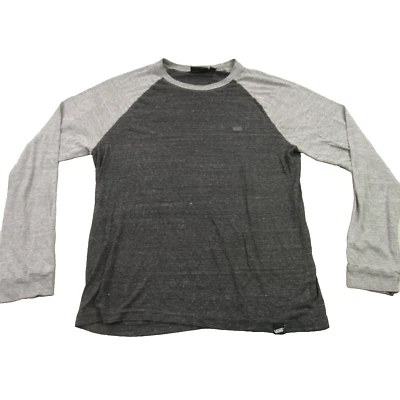 Vans Shirt Mens Large Long Sleeve Crew Neck Lightweight Pullover Gray - Image 1 of 4
