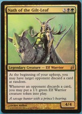 Nath of the Gilt-Leaf FOIL Lorwyn PLD Black Green Rare CARD (228245) ABUGames