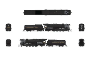 Broadway Limited 7596 HO K-2 Mikado Chesapeake & Ohio C&O #1166 DCC/SND *NEW* - Picture 1 of 4