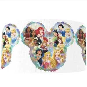 1.5 INCH GROSGRAIN RIBBON Hair Bow Supplies 1217957 Princess Cartoon Movie - Picture 1 of 2
