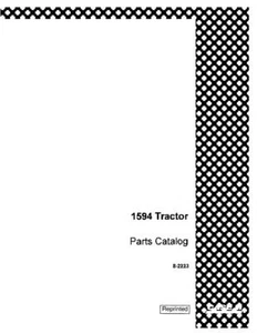 CASE IH 1594 CATALOGO RICAMBI TRATTORE - Foto 1 di 1