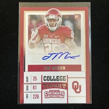 2017 Panini Contenders Draft Picks #126B Joe Mixon Auto RC Rookie Variation