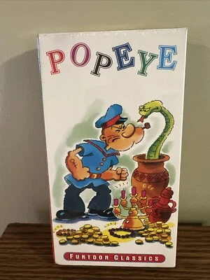 Popeye Meeting with Sinbad the Sailor The Night of the Hunter VHS Cartoon 1992 - Image 1 of 2