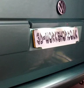 Nummernschildclips C X Halter vorne hinten Anhänger Wohnwagen KFZ Push&Lock - Bild 1 von 9