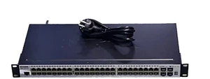 D-LINK DGS-1510-52 52 Port Smart Gigabit Switch F/W:1.50.021 mit Rack-Halterung - Afbeelding 1 van 3