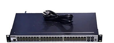 D-LINK DGS-1510-52 52 Port Smart Gigabit Switch F/W:1.50.021 mit Rack-Halterung - Image 1 of 3