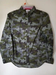Cat & Jack Kinder L (10-12) Camu Langarm Hemd mit Knopfleiste Jungen - Bild 1 von 3