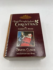Hallmark Keepsake Ornament Twas the Night Before Christmas Santa Claus 2001 - Picture 1 of 2