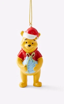 NEW OFFICIAL DISNEY WINNIE THE POOH HANGING CHRISTMAS DECORATION ~ TREE ORNAMENT - Image 1 of 3