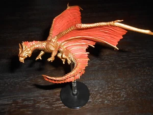 Brass Dragon D&D Miniature Elemental Evils mini Dungeons Dragons Pathfinder - Picture 1 of 1