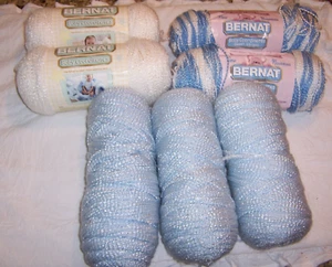 Bernat Coordinates Yarn - 1 or 2 skeins - White, Blue or Sailor Stripes - Picture 1 of 6