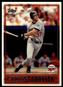 1997 Topps Baseball Card Scott Stahoviak mmm Minnesota Twins #9