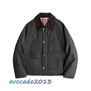 Chaqueta Spey Maden Para Hombre Otoño Superficie Cera De Colección Chaqueta Solapa Envejecida - Imagen 1 de 10