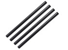 Tuberías de hierro negro 1"x30", pack 4, ideales para muebles y proyectos DIY