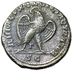 Trebonianus Gallus AR Tetradracma "Águila" Antioquía Bueno Muy Fino - Imagen 1 de 5