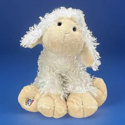 Ganz Webkinz 9" Lamb HM201 Plush Stuffed Animal Shiny White Fur Sheep NO CODE - Image 1 of 4