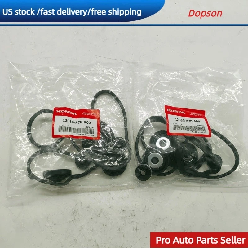 Kit de junta de cubierta de válvula delantera/trasera para Honda Pilot Odyssey y Acura TL TSX ZDX Foto 1 de 4